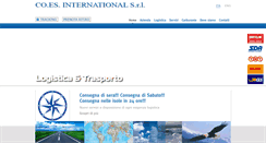 Desktop Screenshot of coesinternational.it